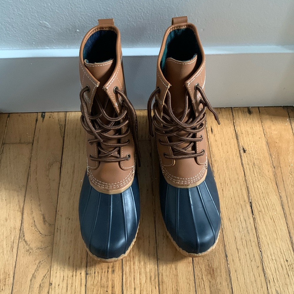 Lands End duck boots - new!